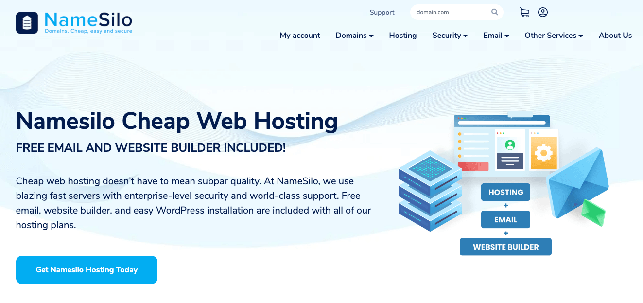 NameSilo Web Hosting and Domain Name Registration