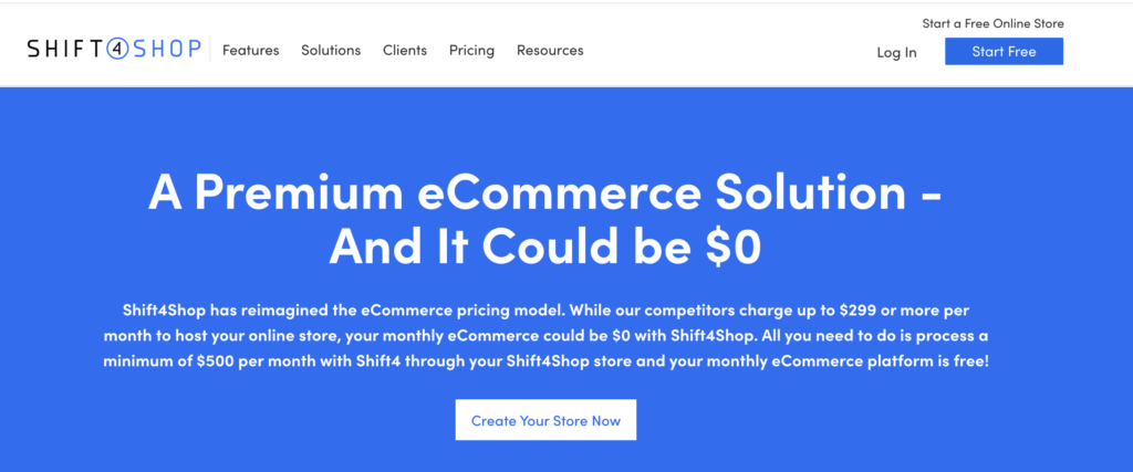 Best Ecommerce Website Builders - Shift4Shop