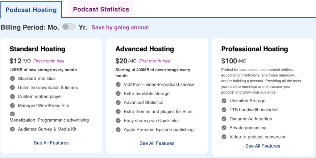 Best Podcast Hosting Platforms - Blubrry