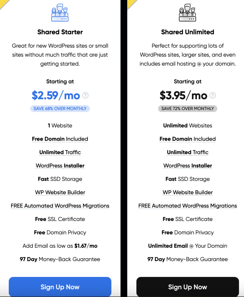 How to Install WordPress on a Self-Hosted Website - Choose Dreamhost Plan 